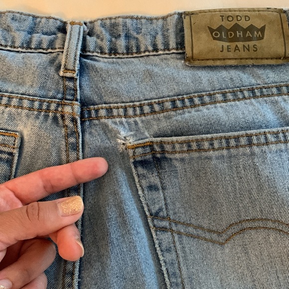 Vintage Todd Oldham Jeans cutoffs - Picture 6 of 7